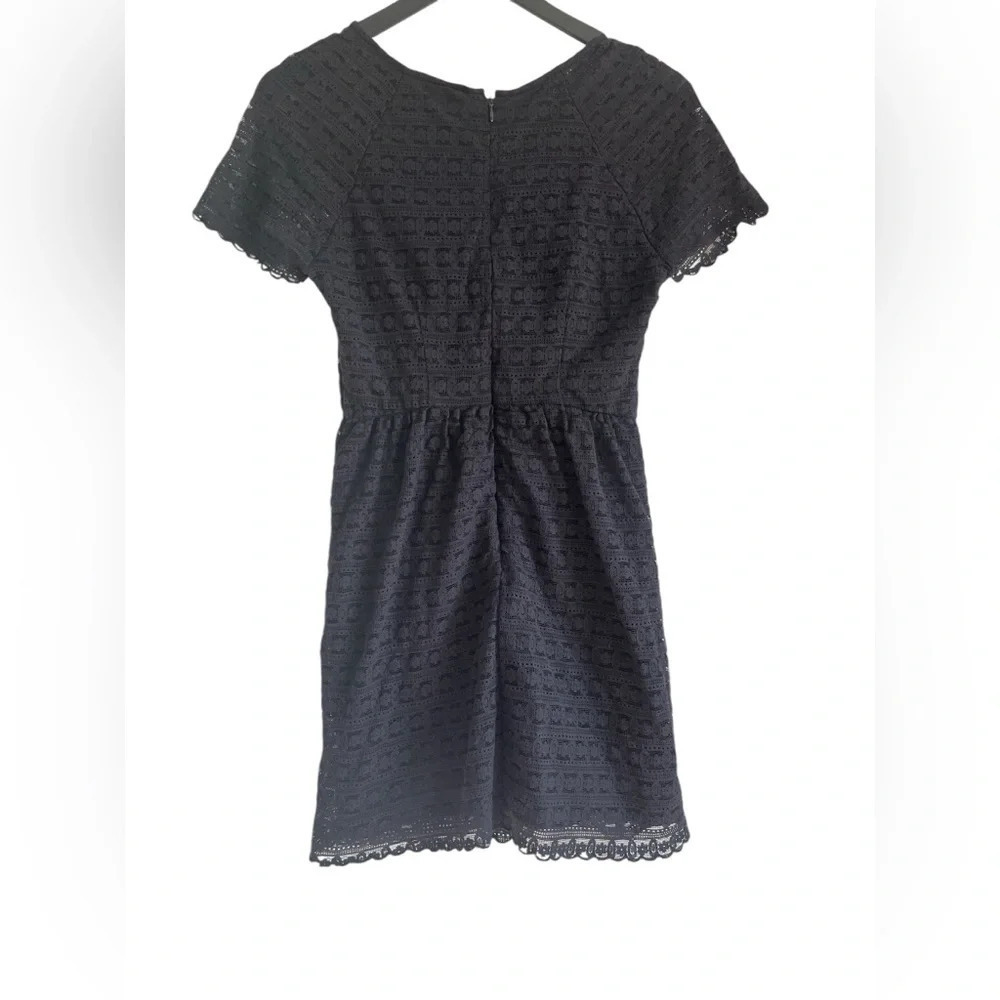 Free People Ladies Black Mini Lace Dress, Size 6 - Picture 5 of 8